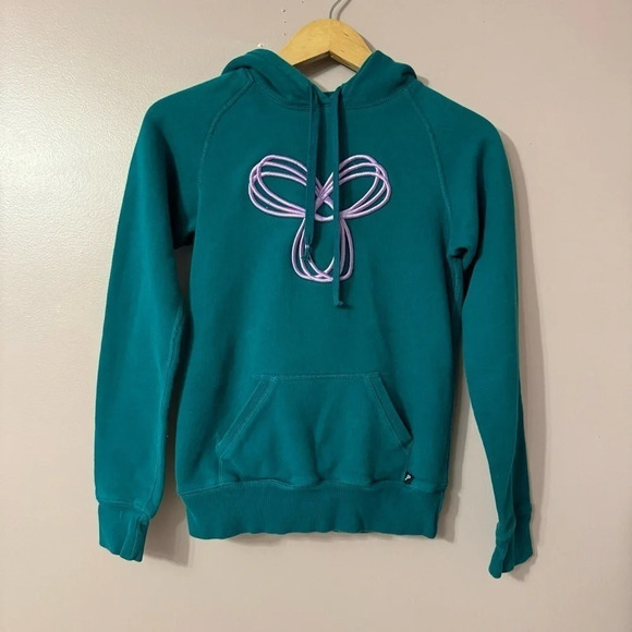 Aritzia Tops - Aritzia TNA Baltic Hoodie Bluegreen Women  Size XXS